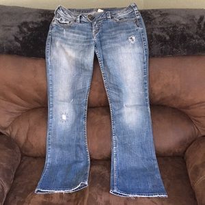 Silver jeans. Tuesday size 29/33.